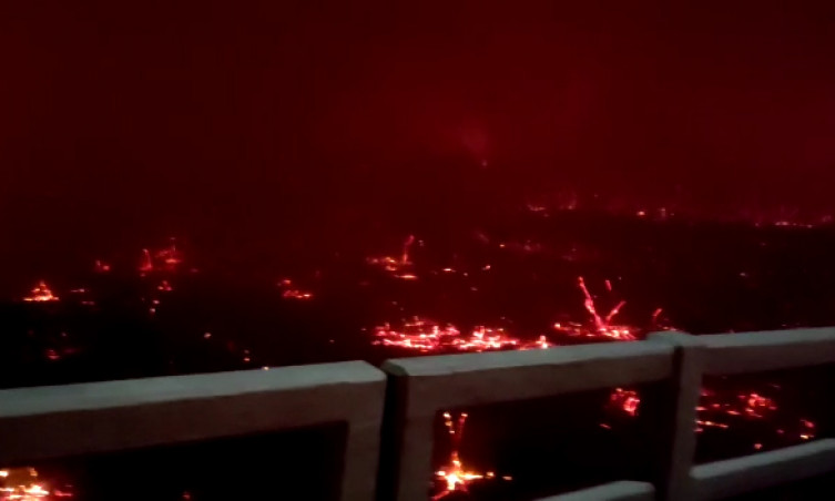 incêndio no Porto Morrinho