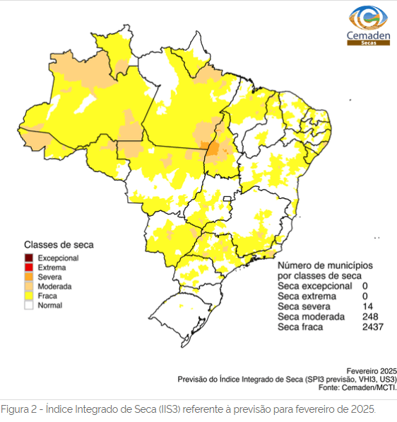 secas, impactos ambientas, previsão
